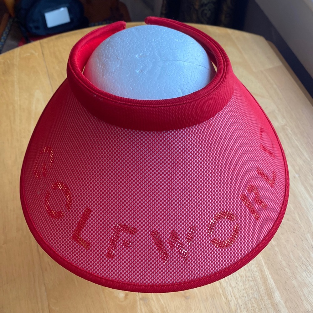 High Fashion Golf World vizor in very good condition